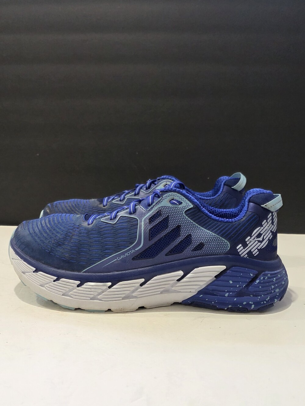 HOKA Gaviota Blue Max Cushion Stability Running Shoes Women Size 10.5D